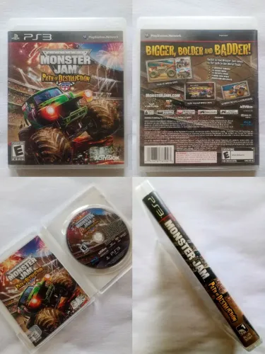 Jogos ps3 original - Monster Jam Path of Destruction - FAÇO OLX PAY!