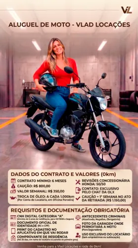 Aluguel Honda Start 160 2026 (0km) - Vlad Locações