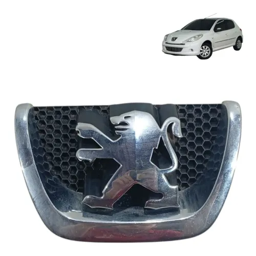 Emblema Grade Frontal Peugeot 207 S 31810 Preto