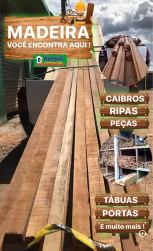 Madeiras em geral para sua obra 