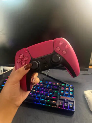 Controle ps5 vermelho