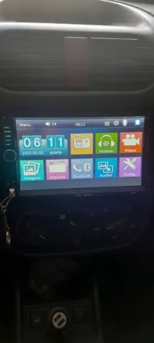 Multimídia som automotivo emparelhamento Bluetooth