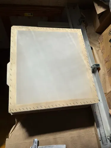 Tela esticada silk screen