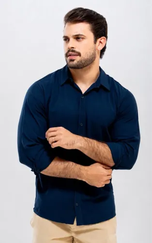 Camisa social linho
