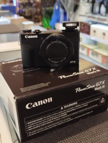 Câmera Canon Powershot G7X Mark III