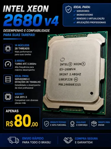Processador Xeon 2680 V4