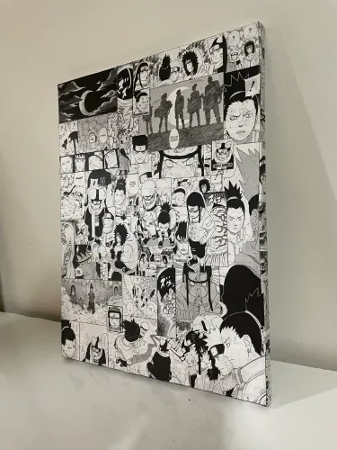 Quadro artesanal Naruto 