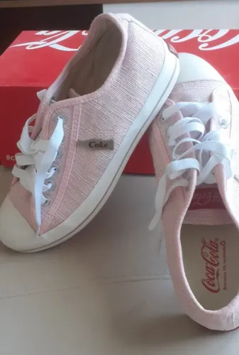 Tênis Coca Cola Feminino - Tamanho 38 - Novo