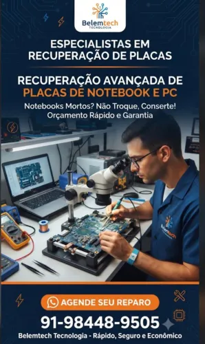 Reparo em placas de notebook, Pc Games, e Console