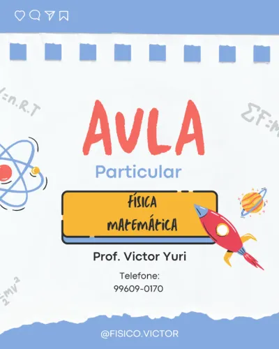 Aula particular de Física e Matemática 