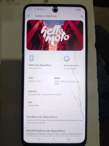 Celular moto g35 5G