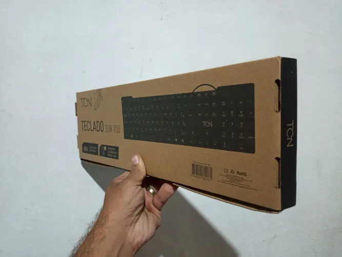 Teclado slim com fio USB TCN