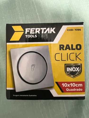 Ralo click de banheiro