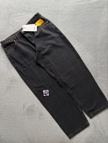 Calça Jeans Barra Crew Clássica Preta