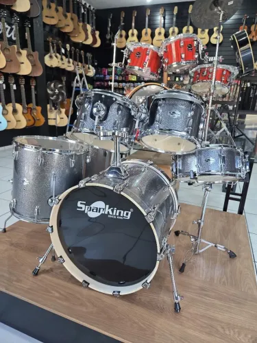 Bateria Spanking cinza Sparkle