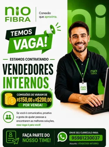 Vendedor interno free lancer