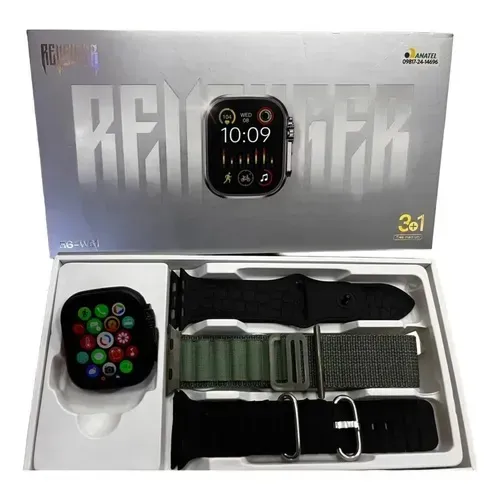 Relógio digital smartwatch Revenger (3 pulseiras)
