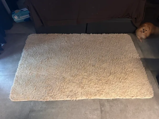 Tapete felpudo creme 1,4m x 2,0m