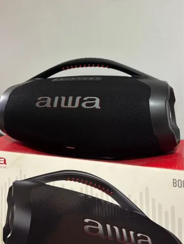 Caixa de som bombox aiwa 200w
