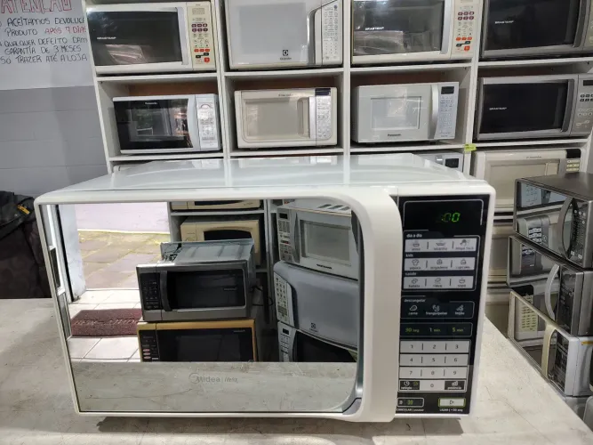 Microondas Midea 31 Litros Ótimo Estado Garantia 3 Meses Temos Tele Entrega