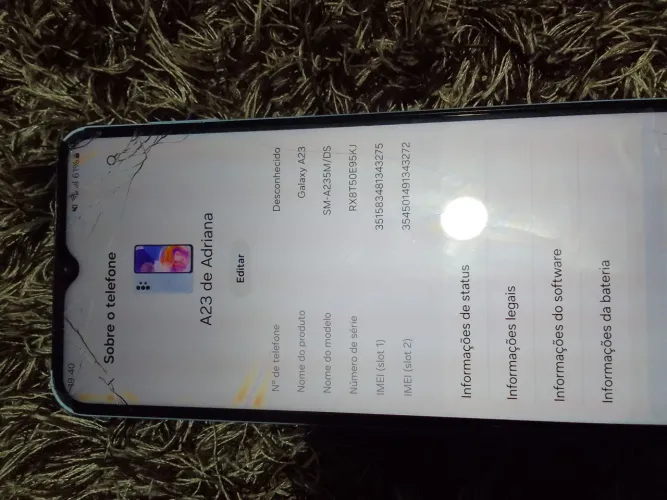 Vendo celular  A23Samsung