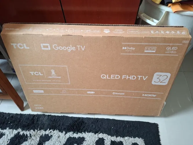 Smart TV TCL QLED 32" Full HD HDR10 - 1 Mês de Uso (Na Caixa)