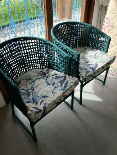 Poltronas em cordas de alta qualidade 