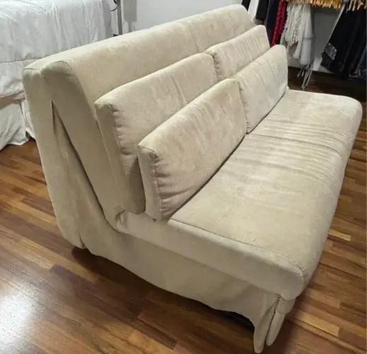 Sofa Cama Retratil Areia
