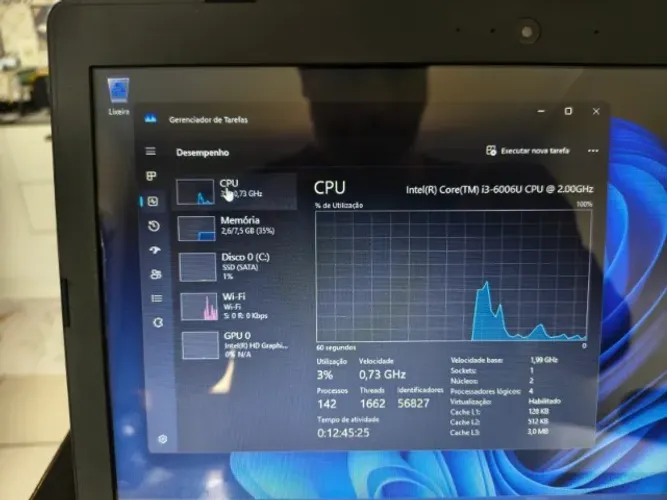 Notebook XC3634 i3 6ª Geração - 8GB RAM - SSD 240GB - Windows 11 + Office 365