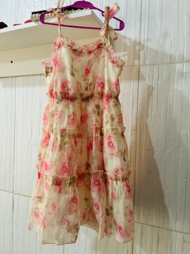 Vestido infantil flores