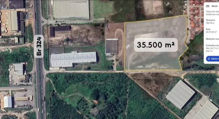 Imóvel para venda tem 35500 metros quadrados em Aviário - Feira de Santana - BA