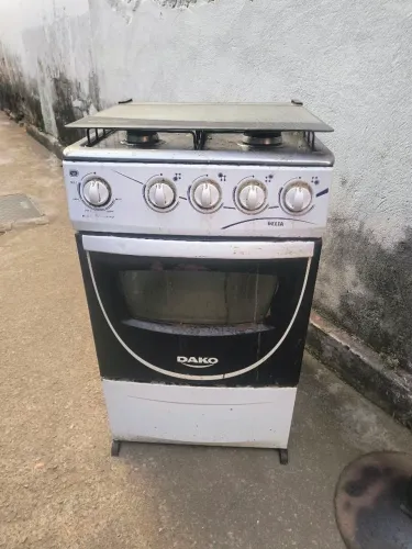 Fogão funcionando 
