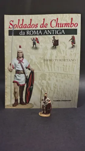 Miniatura Ibero Turdetano Chumbo Roma DeAgostini Com Fasciculo Edicao 48