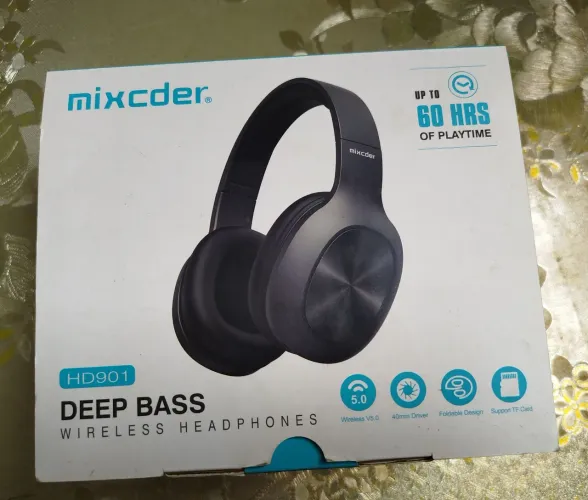Headset edifier mixcder 60h de música 