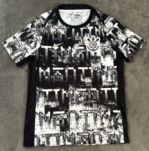 Camisa Corinthians 2025 - Pré Jogo - Oficial
