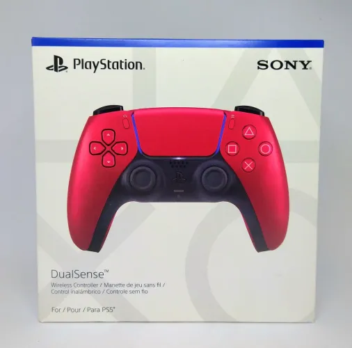 Dualsense Ps5 Sony Volcanic Red disponível na Oriental