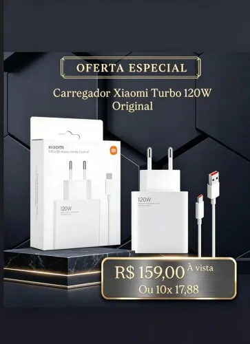 CARREGADOR XIAOMI 100%ORIGINAL!