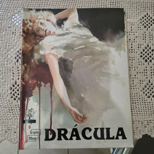 GRAPHIC ALBUM Nº 1: DRÁCULA (ABRIL, 1990) | OBRA-PRIMA EM AQUARELA