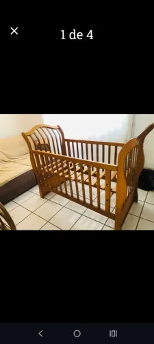 BERÇO de madeira