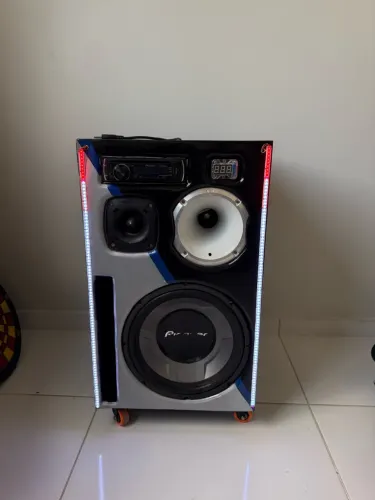 ? CAIXA DE SOM BOB COMPLETA - PIONEER + STETSOM + MOURA | FAÇO PREÇO!