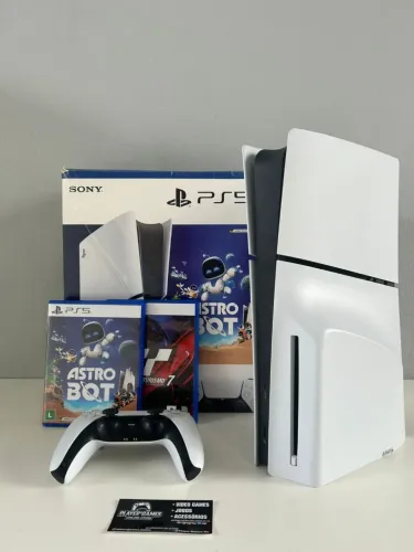 Playstation 5 Slim 1TB Com Leitor de Discos!! Modelo Novo!! (Aceito Cartão)