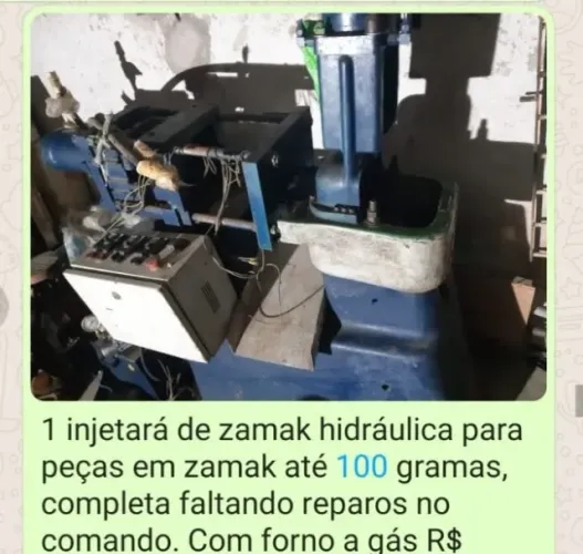 maquina injetora de zamak