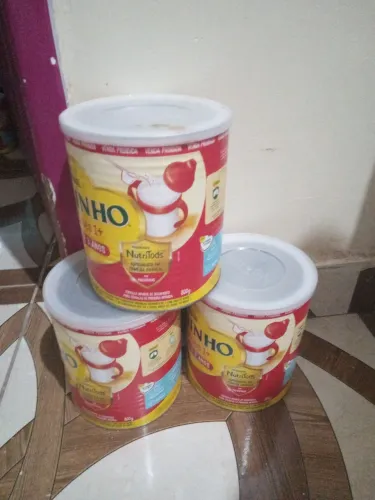 Lata de leite ninho vazia