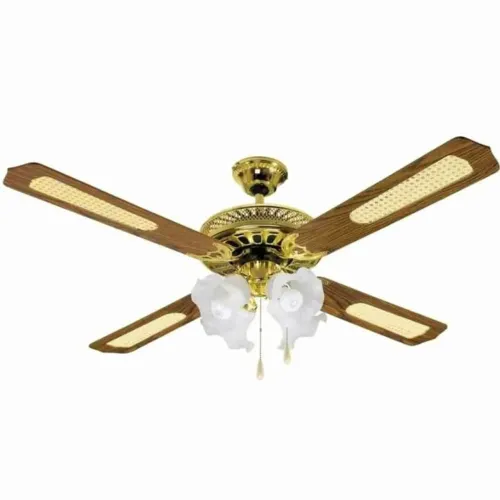 Ventilador de teto com luminária