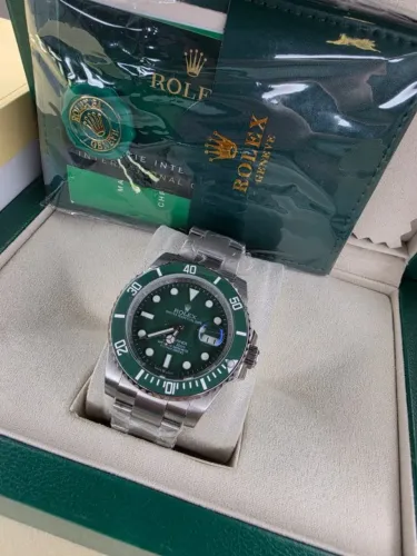 Relogio Rolex Submariner Hulk Automatico Vidro Safira LINHA AAA+ COM CAIXA 10X SEM JUROS