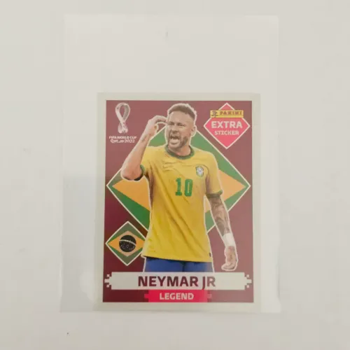 Figurinha Neymar Legend Bordô - Copa 2022