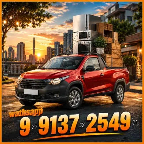 Frete zona leste norte e sul Mudanças pequenas com pickup e ótimo custo-benefício.