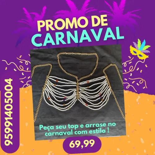 Tops de carnaval