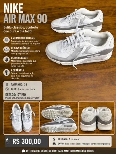 Nike air Max 90 - TAM 38 - 300,00