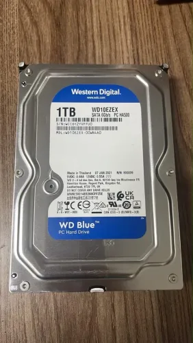 HD WD 500 GB ou 1 TB